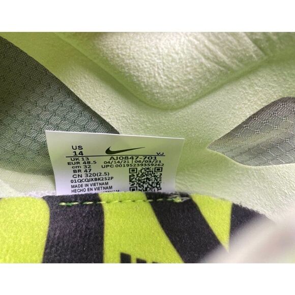 Nike Zoom Victory 5 XC Volt Hyper Vapor Spikes Men's Size US 14 NWOB AJ0847-701 - Picture 10 of 10